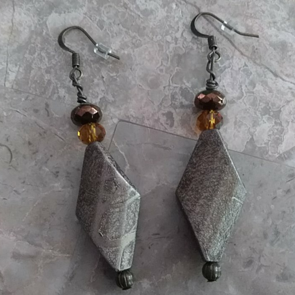 NWOT  Handmade beaded earrings...3 Pairs 16.00...must buy 3 Pairs